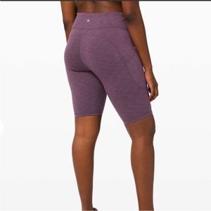 Lululemon Invigorate High-Rise Short 10" Black Currant / Purple size 2